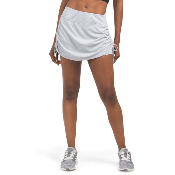 New Kyodan Elastic Waistband Built-in Shorts Ruched Side Tennis Golf Skort - Picture 2 of 10